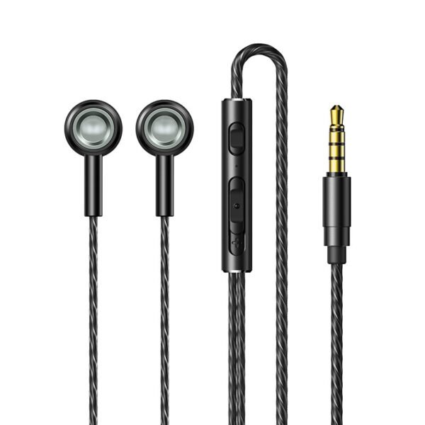 Metal In-Ear Noise-Cancelling Wired Headphones
