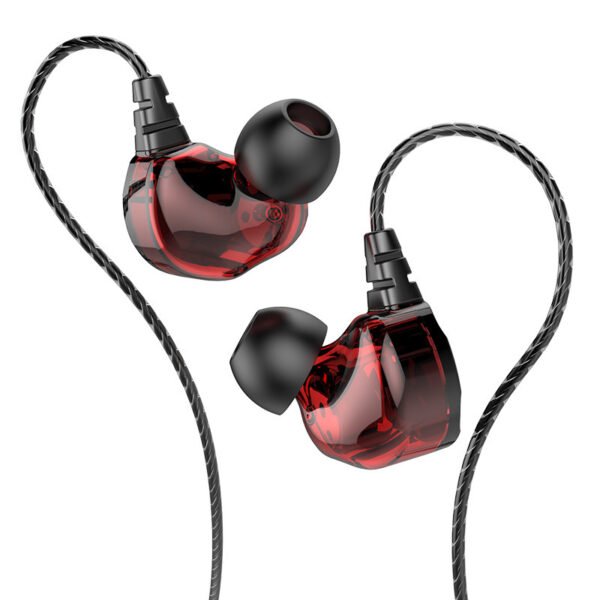 Transparent Casing Extra Bass In-Ear Wired Headphones