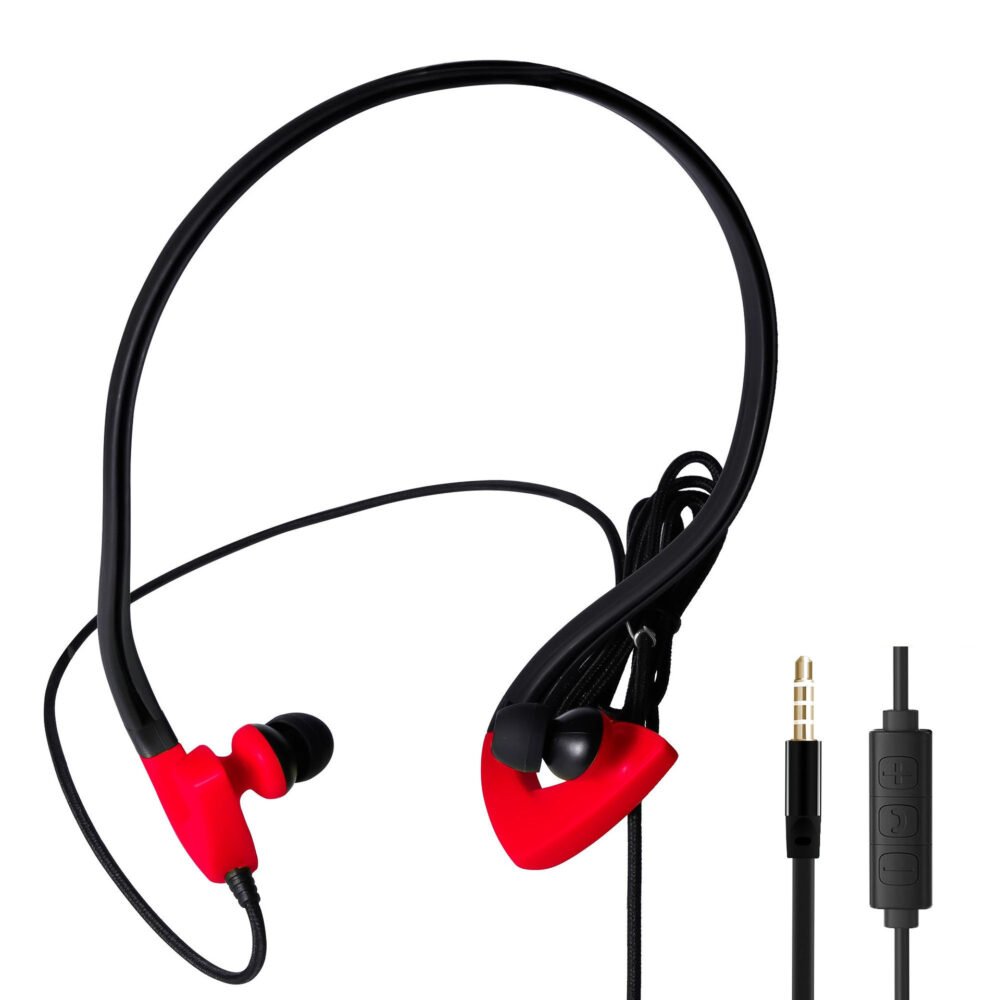 Dual Dynamic Driver Extra Bass Ear-Hook Wired Sports Earphones - Image 2