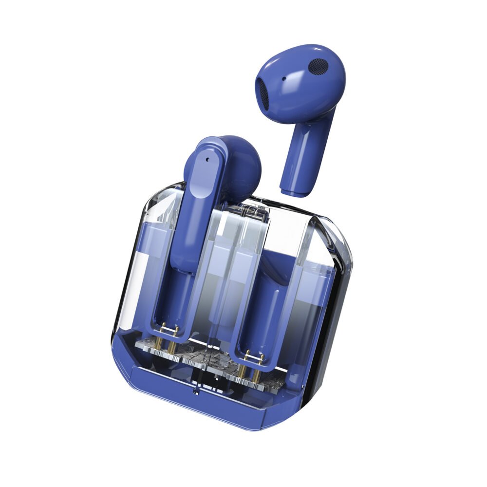 Wireless Personalized Transparent Case Semi-In-Ear Bluetooth Earphones - Image 3